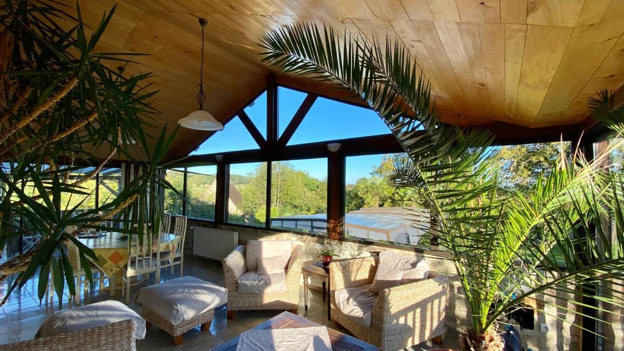 Maison De Charme Piscine Couverte Chauffee Mayrinhac-Lentour ภายนอก รูปภาพ